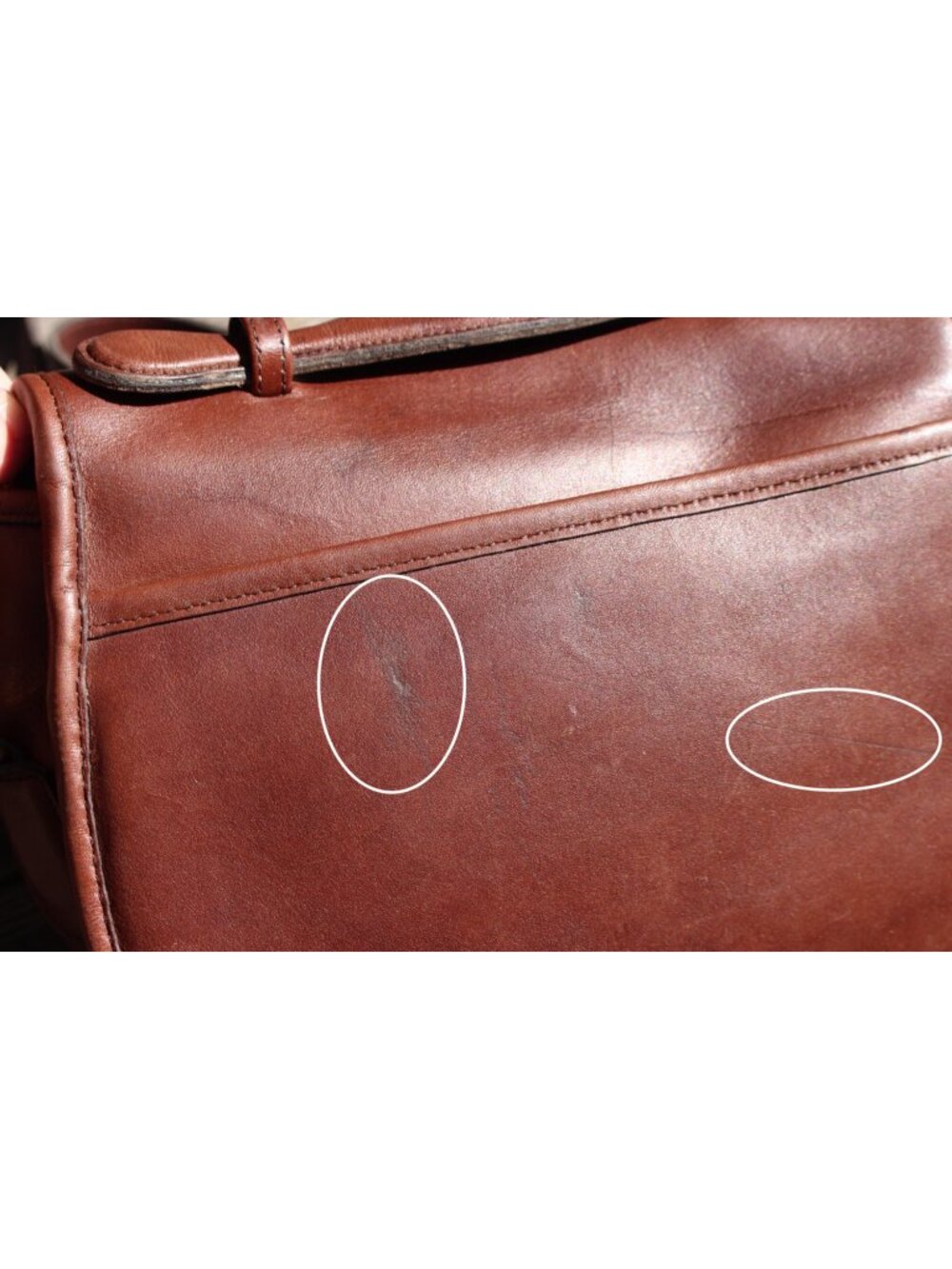 Coach Vintage - Plaza Bag 9860 in Mahogany, Pre-1994, USA - Picture 15 of 15